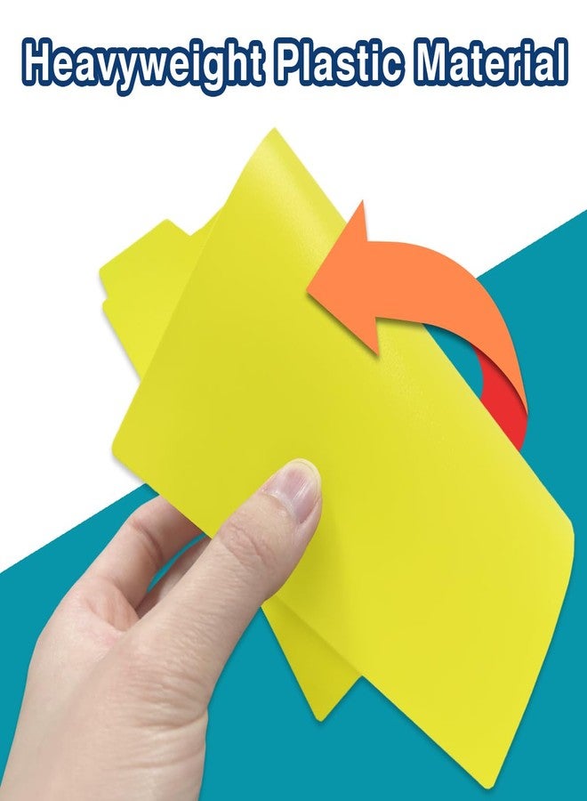 Chell 5"x8" Plastic Index Card Dividers, Primary Colors, 25 Pack - Image 4