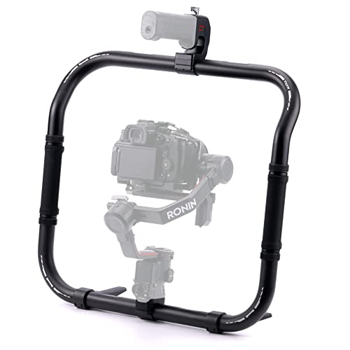 Tilta Basic Ring Grip Plus Compatible with DJI RS2 RS3 Pro RS4 RS4 Pro RS5 Dual Handle Gimbal Support Expandable Power Options Aluminum Alloy - Image 1