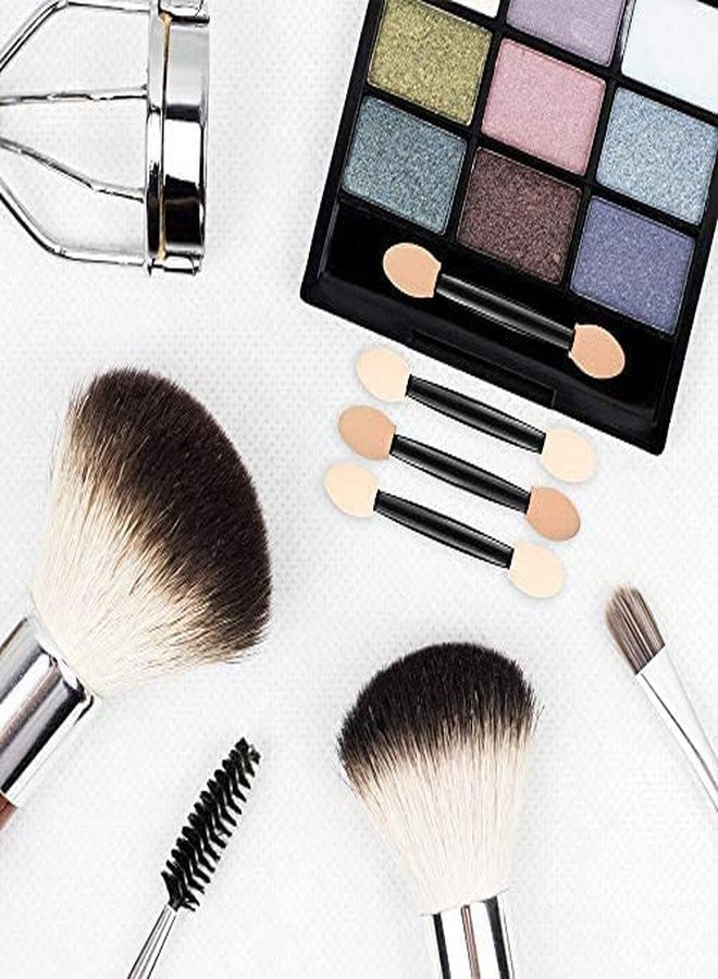 Ruby Face Rubyface Disposable Double Sided Oval Eyeshadow Brush Sponge Applicator - Eye Makeup Applicators (MULTICOLOUR, PACK OFF 10) - Image 2