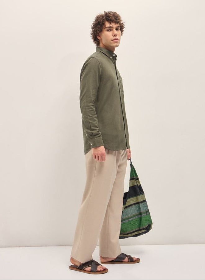 THE BEAR HOUSE Men's Shirt for Casual and Formal Wear | Classic Button-Down Style for Office, Daily Use, Travel, Events & All-Season Outfits | Versatile & Stylish Wardrobe Essential for Every Occasion - Image 3