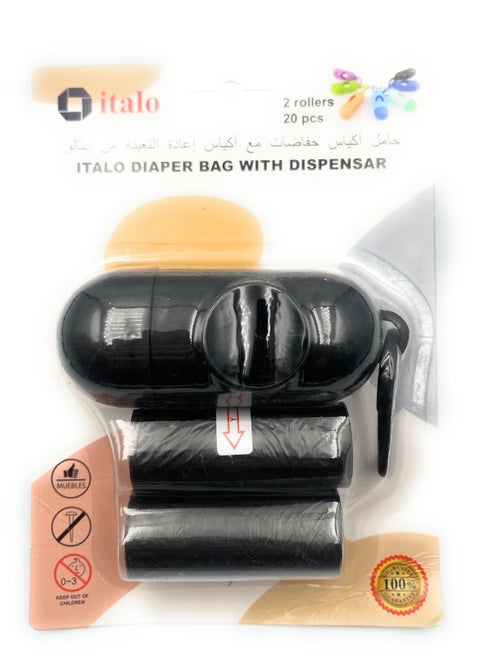 Diaper Bag Roll with Dispensar / Disposable Dispenser Bag Roll