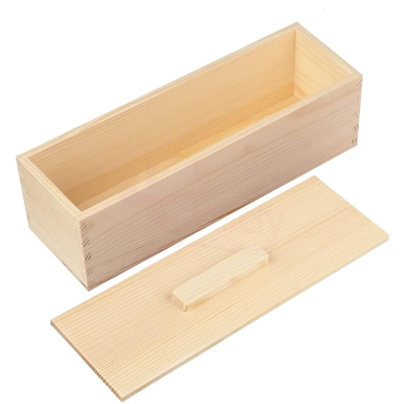 Undy Soap Making Tool, Wooden Box and Lid, 1 Set - Image 1