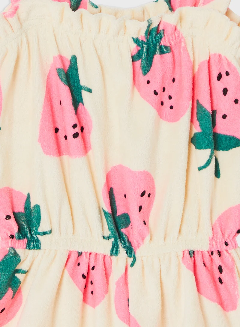 H&M Patterned Terry Jumpsuit