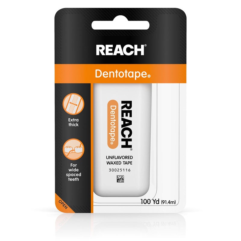 REACH شريط دنتوتيب الشمعي، بدون نكهة 100 ياردة، 1 قطعة (عبوة من 2) - Image 1