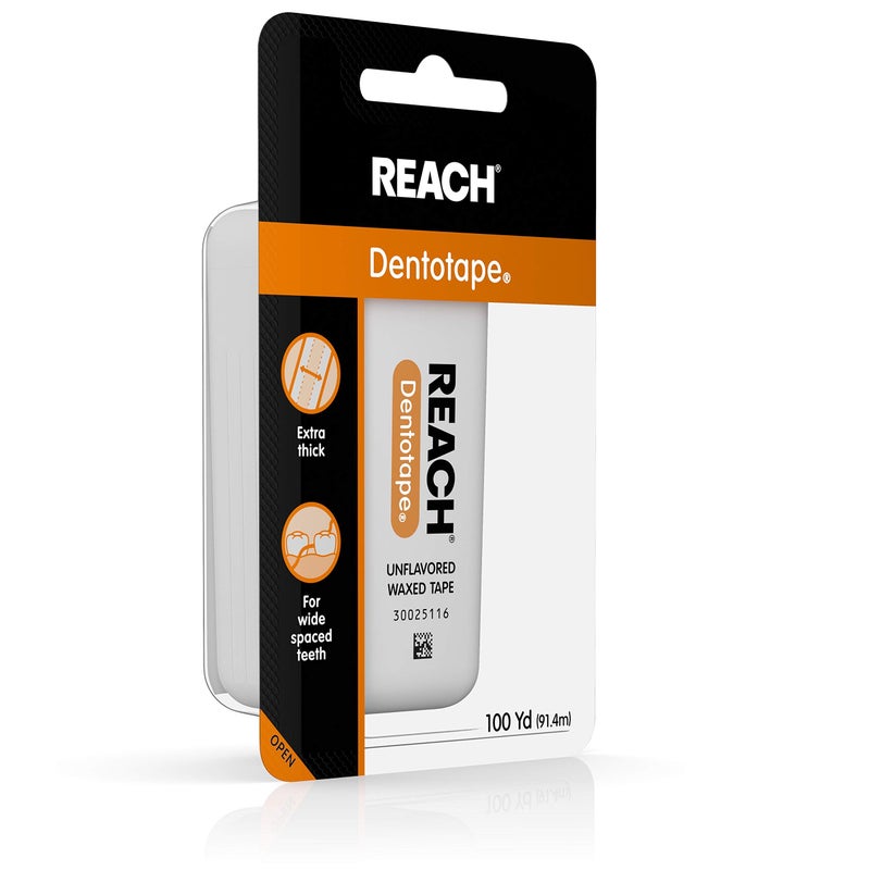 REACH شريط دنتوتيب الشمعي، بدون نكهة 100 ياردة، 1 قطعة (عبوة من 2) - Image 2