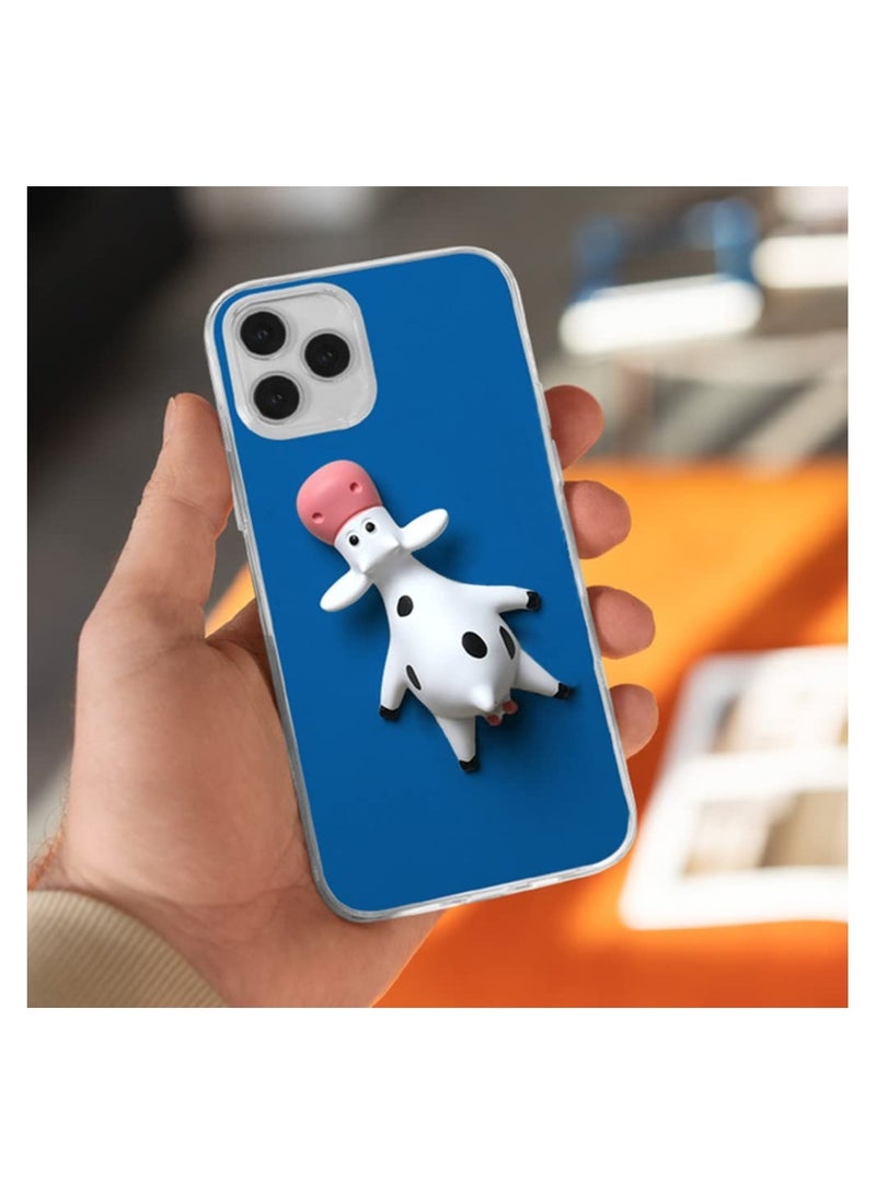 Funny 3D Cow  Resin Refrigerator Magnets -  Decorative Stickers for Kitchen, Office, Whiteboard, Lockers & Photos - Set of 3  - Image 2