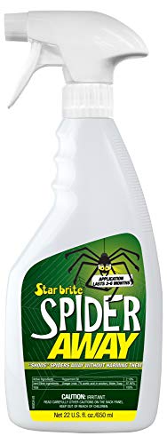 STAR BRITE Spider Away – Safely Chase Away Spiders & Other Pests Without Harm - Ideal for Use On Garages, Porches, Docks, Boathouses, Home & More - Safe to Use Around People, Pets & Wildlife - Image 1