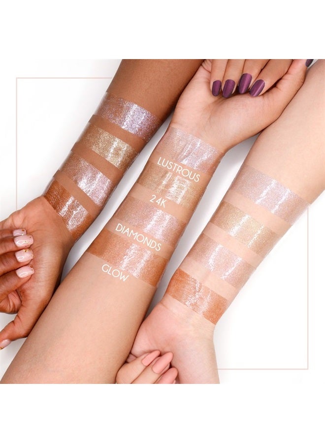 girlactik Lip Pearls Glosser - Lustrous (Clear/Iridescent Rainbow Sparkle) - 7 g / .24 oz - Image 2