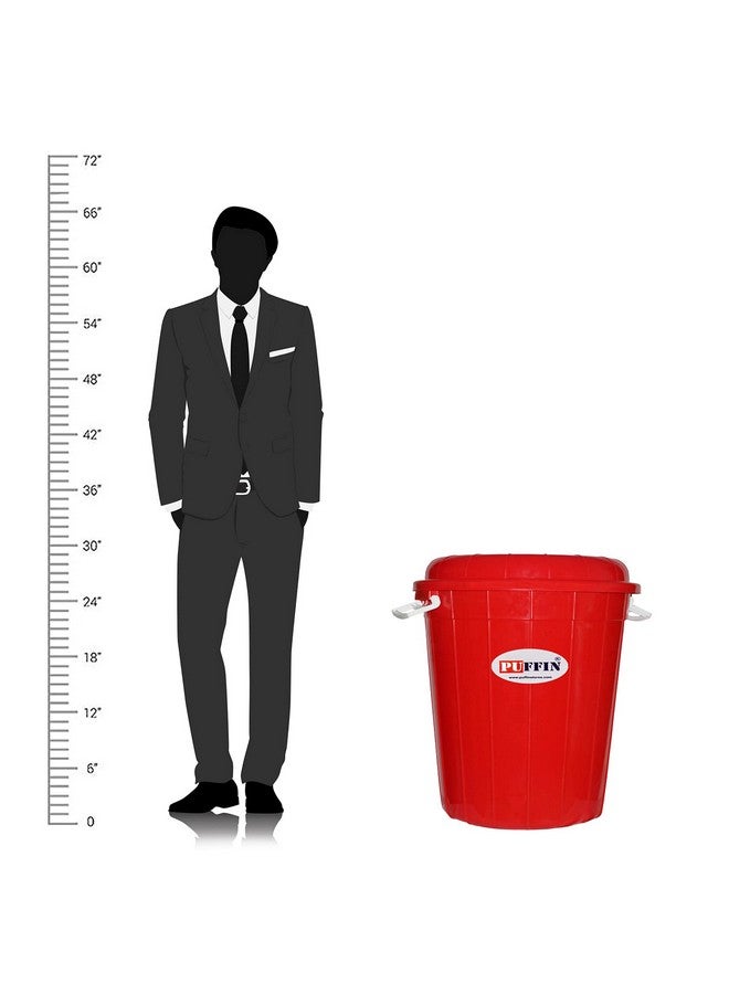 PUFFIN Multipurpose Plastic Storage-Bucket Drum (2, 80 Litre) - Image 5