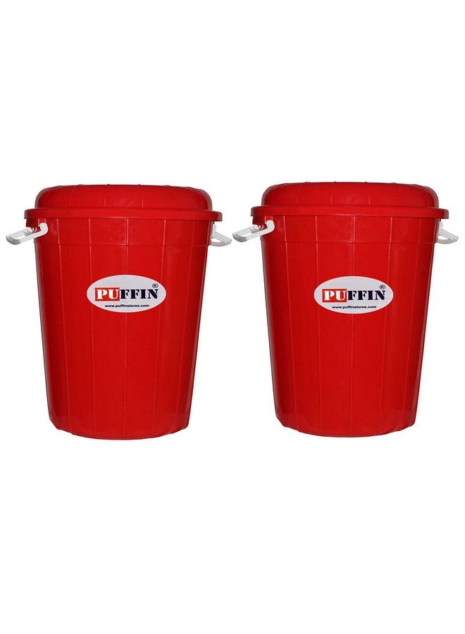 PUFFIN Multipurpose Plastic Storage-Bucket Drum (2, 80 Litre) - Image 2