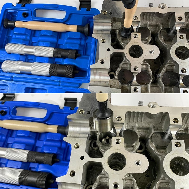 PUNMEW Valve Spring Compressor Tool Set with Valve Lapping Tools - Image 3