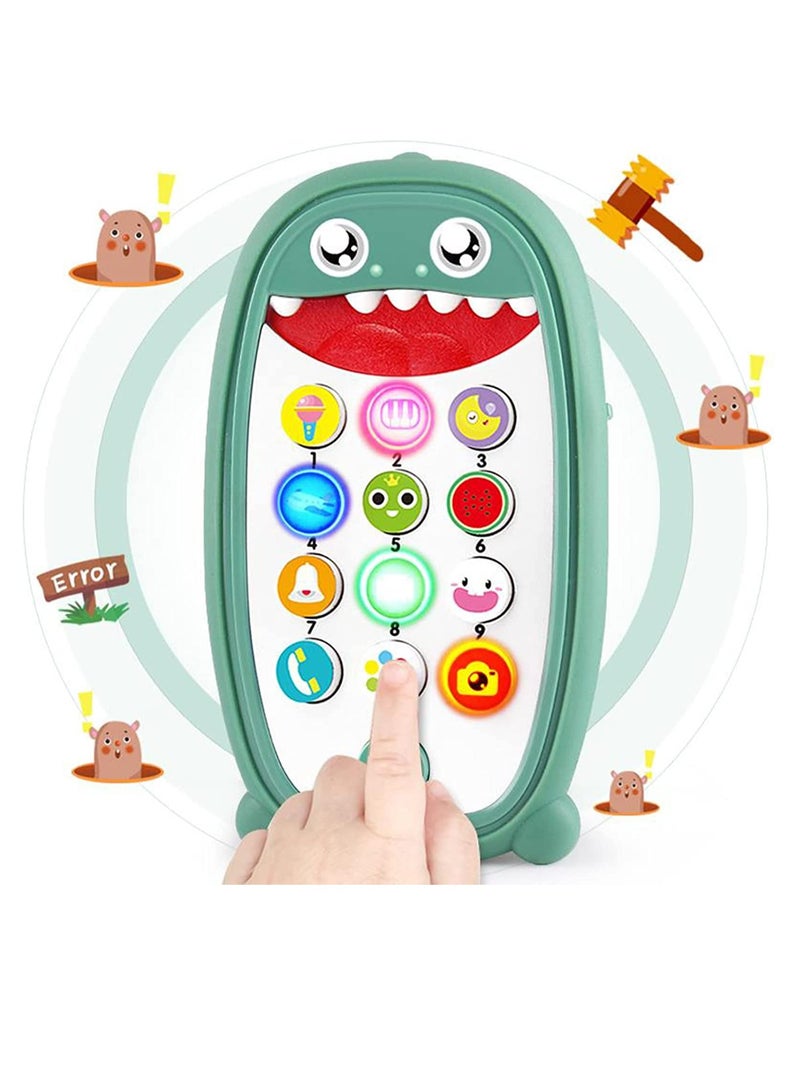 SYOSI Baby Musical Toys, Teething Phone Toy for Babies   Play and Learn for Children and Toddlers, Baby Shark Phone Toys with Light and Sound, Preschool Birthday Gift for Girl Boy 18+ Months RED - Image 2