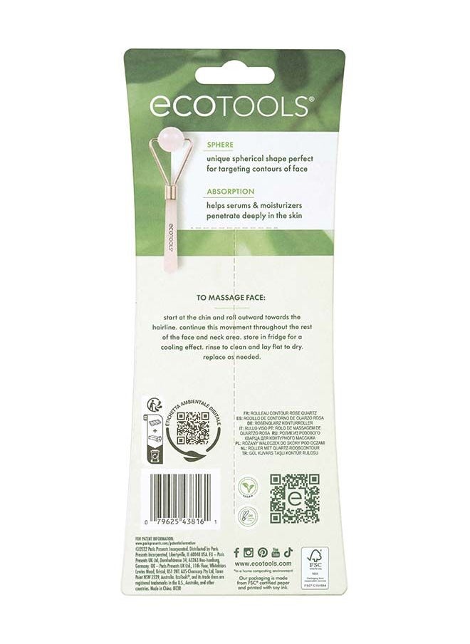 Eco Tools - Rose Quartz Contour Roller - Image 1