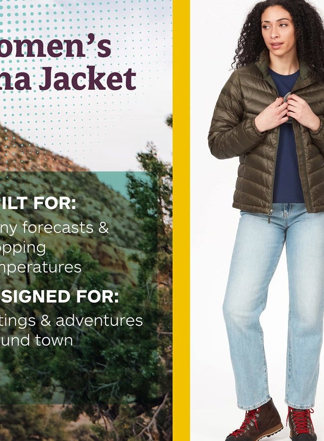 MARMOT Women's Jena Jacket, Lightweight, Down-Insulated, Warm Winter Jacket, Jet Black, Medium - Image 2