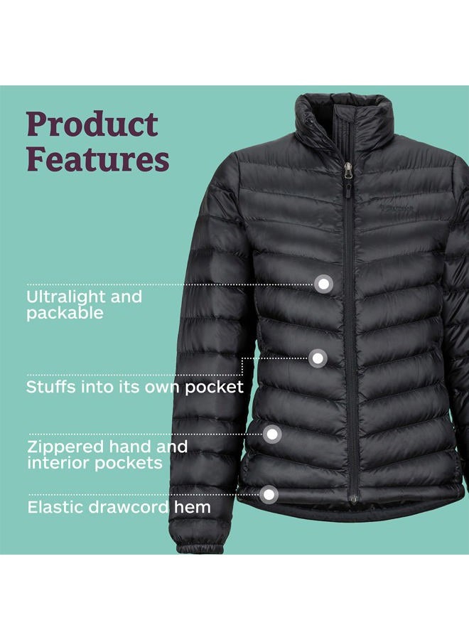 MARMOT Women's Jena Jacket, Lightweight, Down-Insulated, Warm Winter Jacket, Jet Black, Medium - Image 4
