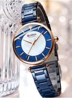 CURREN CURREN 9072 Stainless Steel Waterproof Japan Quartz Wrist watch for girls  - Image 2