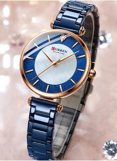 CURREN CURREN 9072 Stainless Steel Waterproof Japan Quartz Wrist watch for girls  - Image 1
