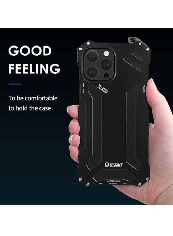 general Gundam aluminum alloy phone case for iPhone 15ProMax/15Pro/15Plus/15, full metal anti-drop mobile phone case - Image 5