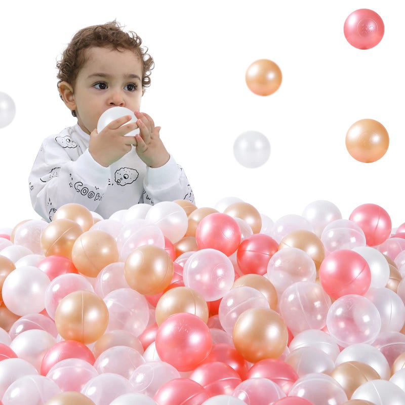 STARBOLO Ball Pit Balls for Toddlers -100pcs BPA Free Crush Proof Plastic Ball Play Toy Balls Children's Pool Water Toys  Macaron Ocean Balls for Play Tent - Image 5