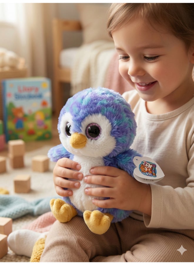 Fluffmals لعبة حيوانات محشوة فلوفمالز - بيبي بينغو 15 سم | لعبة محشوة صغيرة لطيفة للأطفال | ناعمة للغاية وقابلة للعناق | لعبة ناعمة مناسبة للسفر للأطفال والرضع - Image 1