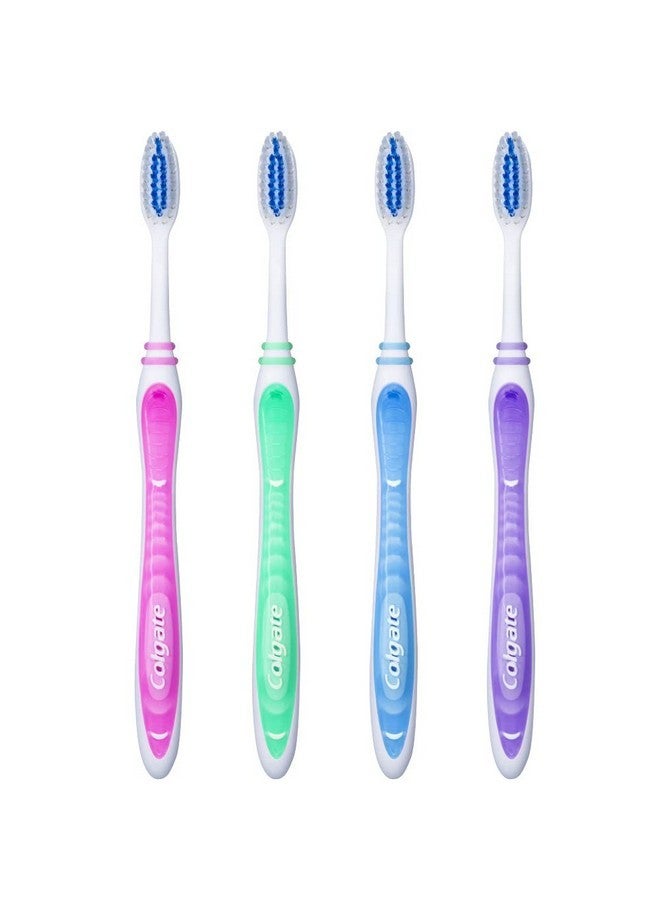 كولجيت فرشاة أسنان كولجيت ويف غام كومفورت، رأس مضغوط فائق النعومة، ألوان متنوعة، عبوة من 4 قطع - Image 2