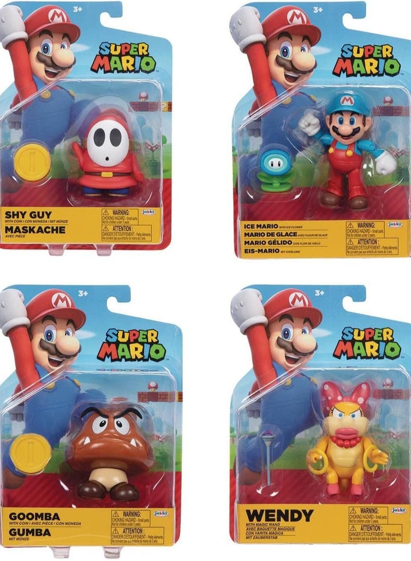 Super Mario Nintendo 4-Inch Figures Wave #43 Assorted. 42695