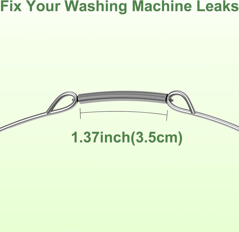 Dinghosen DC97-04973B Washer Door Boot Spring Clamp Assembly Wire Diaphragm for Samsung DC97-04973B Washing Machine, Washer Door Bellow Seal Clamp Ring Replacement, Prevents Water Leaks - Image 5