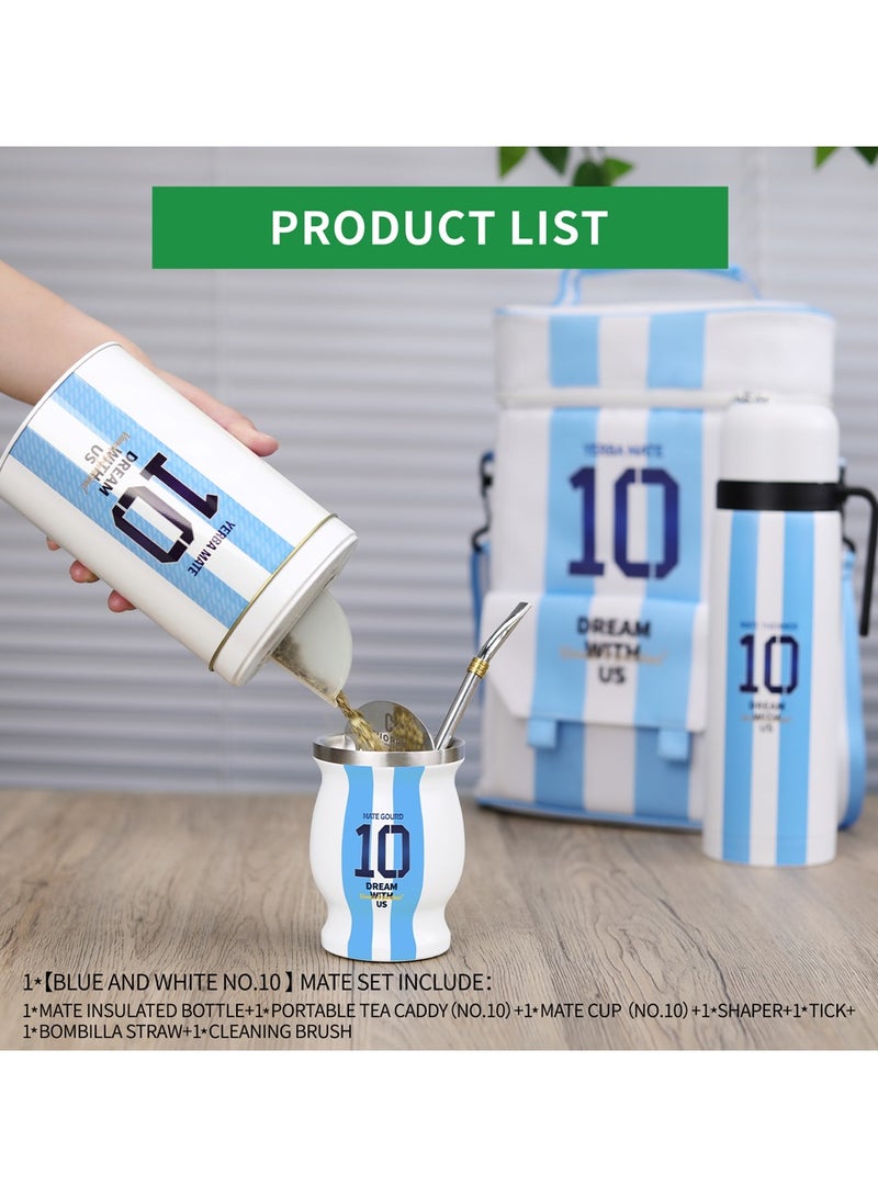 CUOPRU CUOPRU Yerba Mate Cup Set ,Argentina Captain No.10 Style  - Image 5
