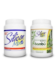 Combo | Silicon Mix 60Oz + Silicon Mix Bambu 60Oz Hair Treatment - pzsku/Z2D0755E734C8844DA317Z/45/_/1721903687/4bdde932-28a0-414b-9afe-65abc3ec964e