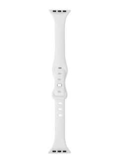 HW 2 Pack For Apple Watch Alpine Band 49mm/45mm/44mm/42mm Silicone Sports Band Compatible With Iwatch Series 8/Ultra/7/Se/6/5/4/3/2/8/9 White /Black  - Image 5