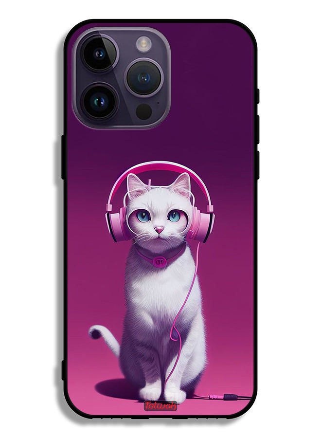 Tolwak Apple iPhone 14 Pro Max Protective Case Cute Kitten - Image 2