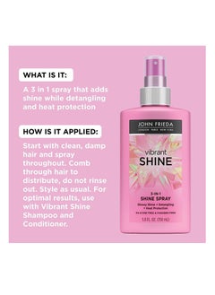 John Frieda John Frieda Vibrant Shine Spray 150ml  - Image 2