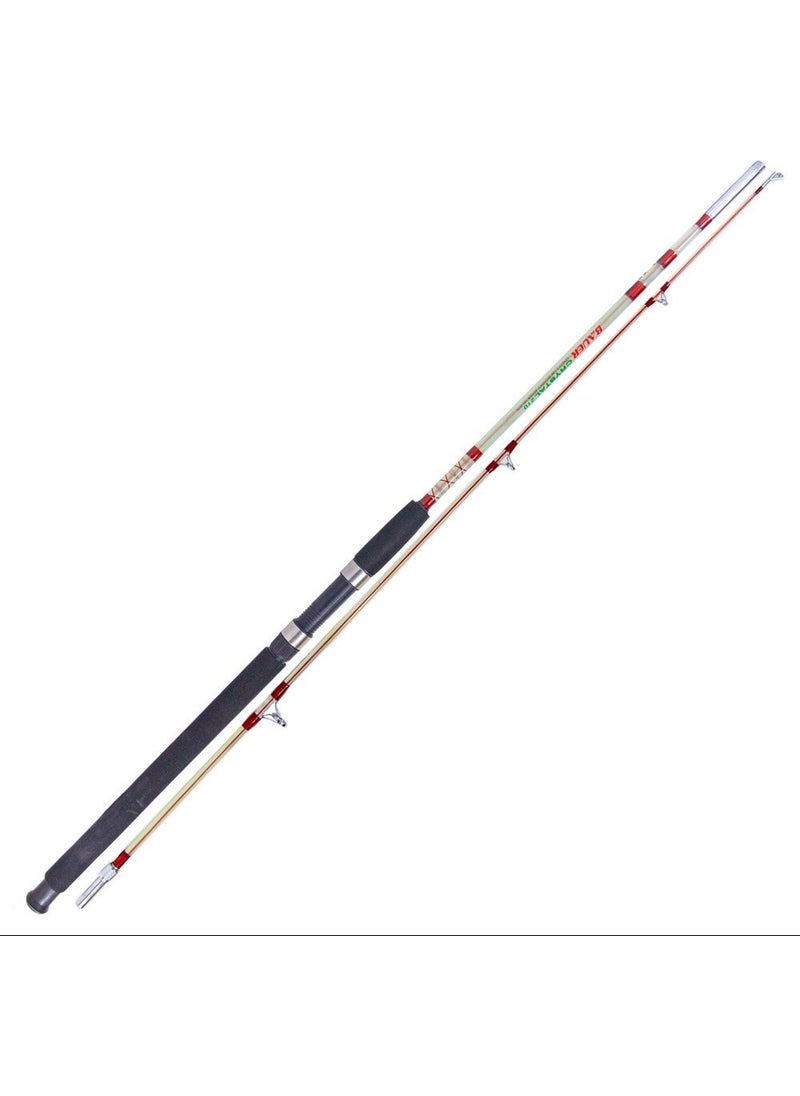 Bauer - Crystal Two Piece Filled Transparent Fishing Pole (2.40MT) - Image 1
