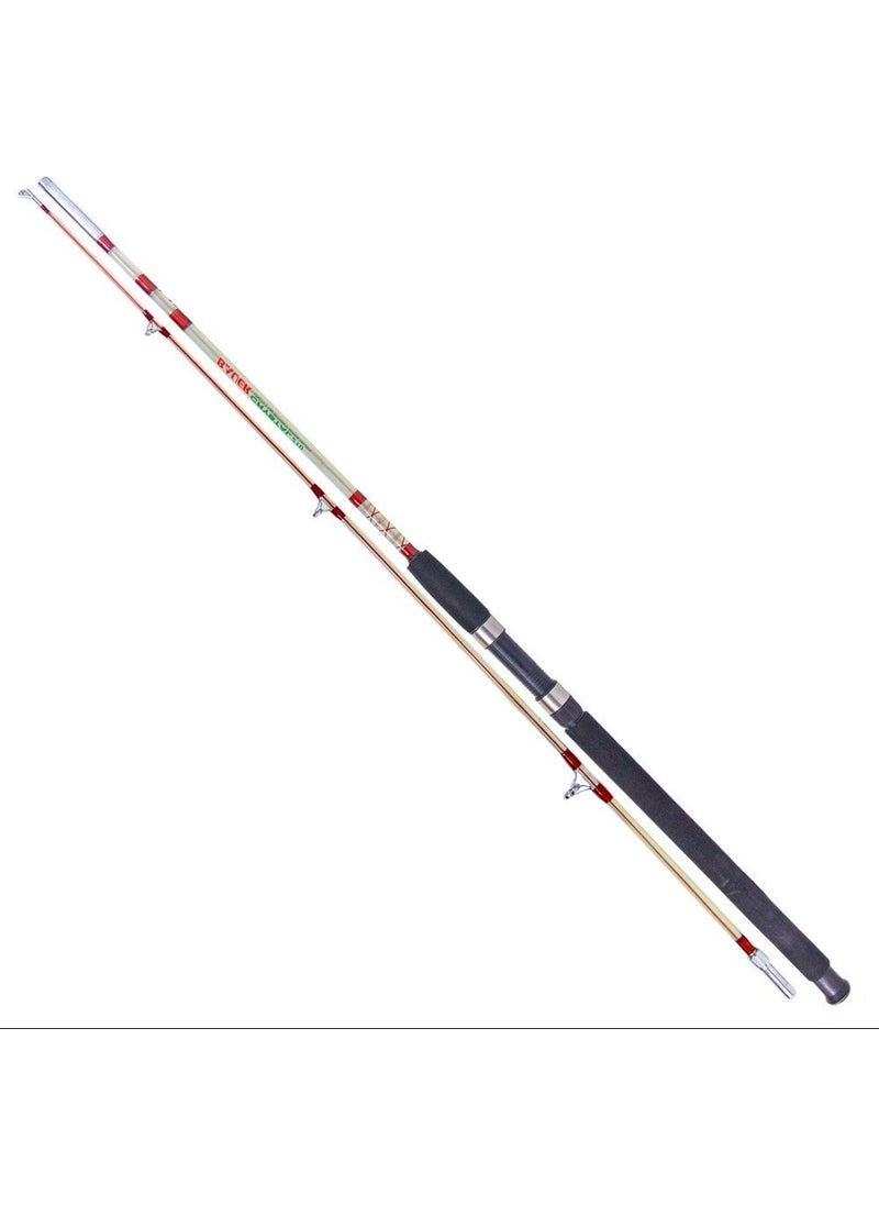 Bauer - Crystal Two Piece Filled Transparent Fishing Pole (2.40MT) - Image 1