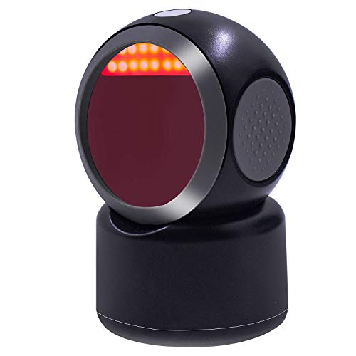 symcode 2D QR Barcode Scanner,Symcode Omnidirectional Hands-Free Automatic Barcode Reader for Mobile Payment Computer Screen ScanMeters - Image 1