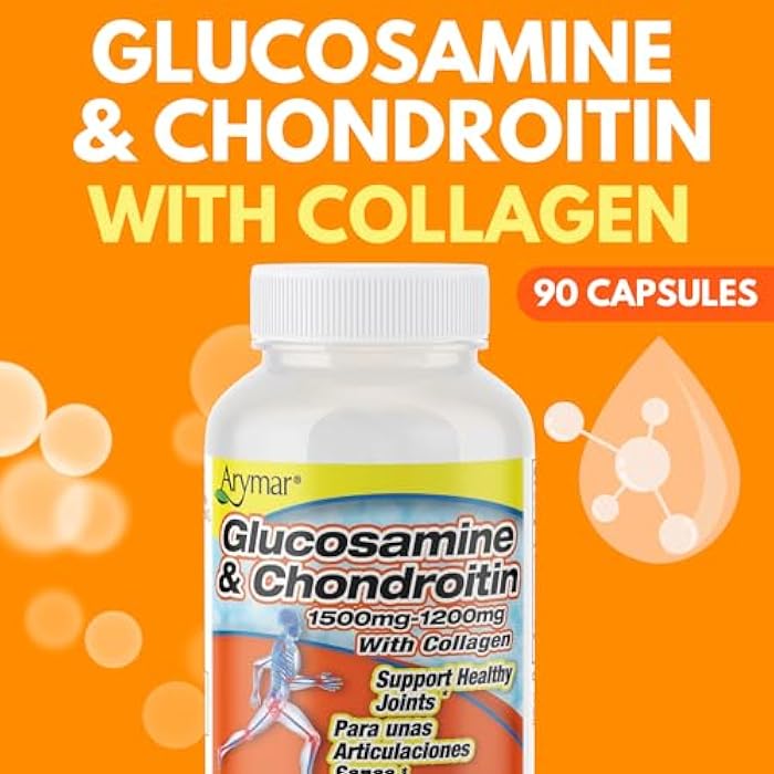 Arymar Glucosamine Chondroitin & Collagen Supplement Joint Support Formula Two Pack - Image 2