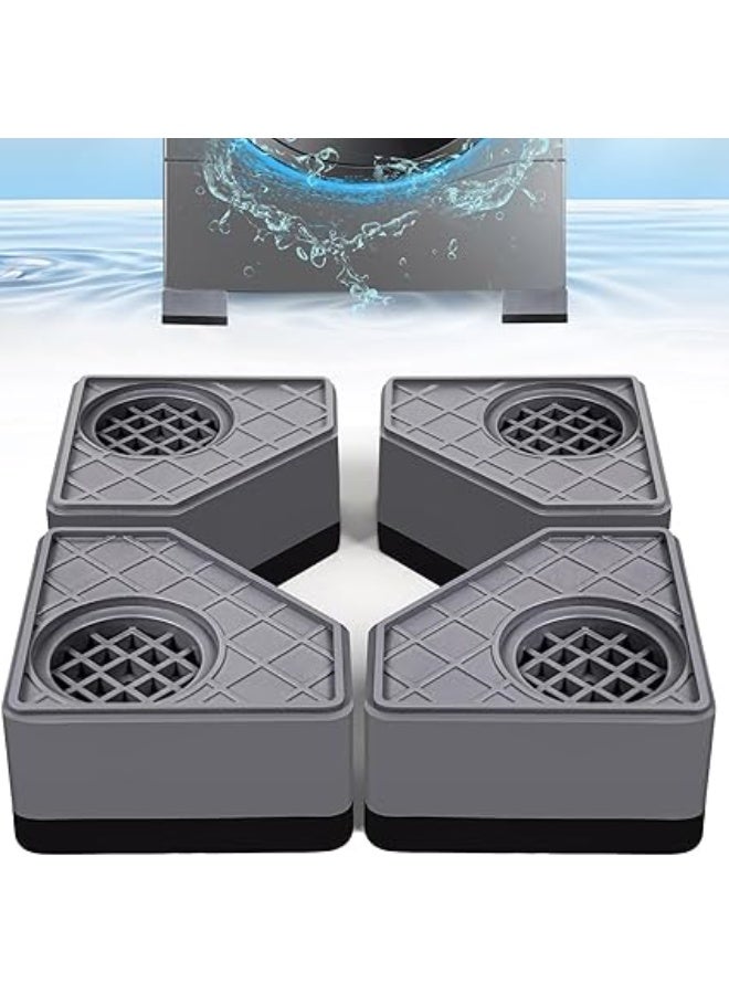 Set of 4 Anti-Vibration Pads for Washing Machine and Dryer, Non-Slip Base to Reduce Noise, Absorb Shocks, and Protect the Floor – Washer and Dryer Stabilizer Pads - Image 1