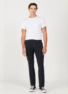 Wrangler Regular Waist Black Men's Chino Pants W121Y6100 Texas Non Denim Pants  - Image 1