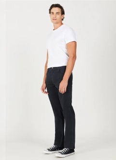 Wrangler Regular Waist Black Men's Chino Pants W121Y6100 Texas Non Denim Pants  - Image 3