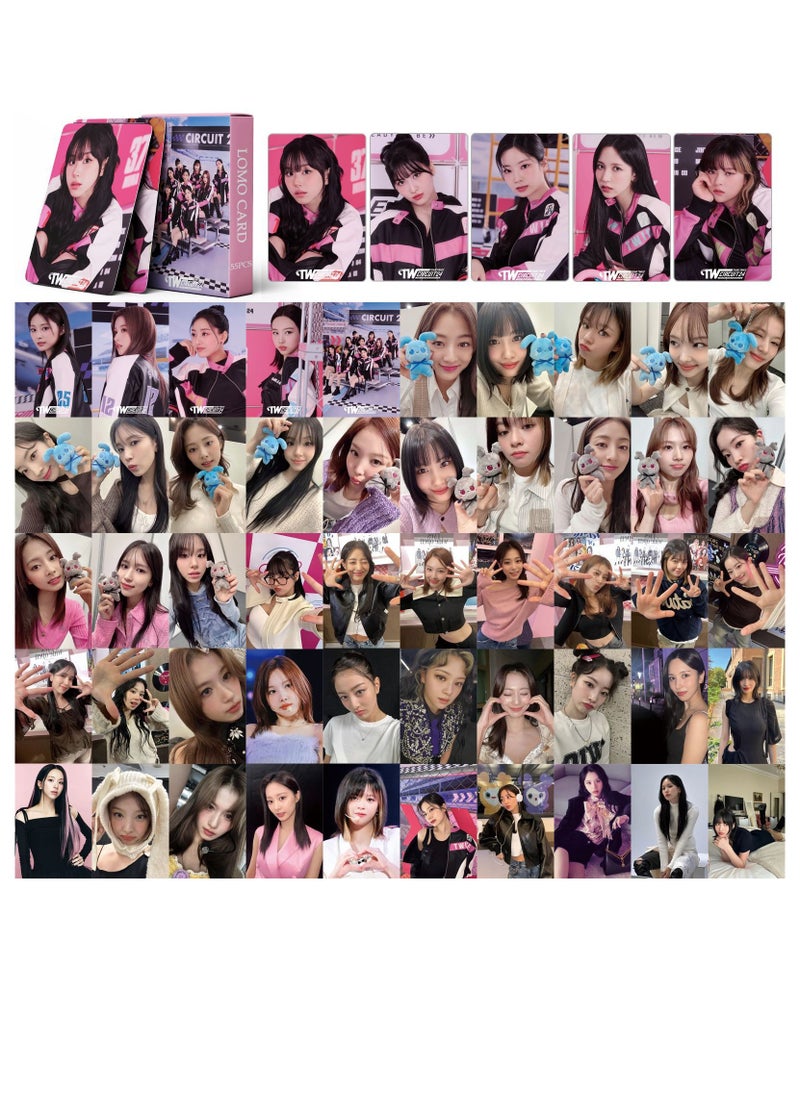 EHOME - 55Pcs TWICE Member Nayeon 2024 Season's Greetings Lomo Card - Image 1