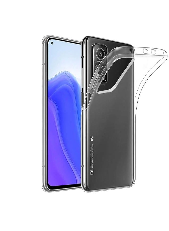 Transparent TPU Silicone Clear Gel Case Cover for Xiaomi Mi 10T / Mi 10T Pro, Crystal Gel Ultra Thin Case - Clear - Image 1