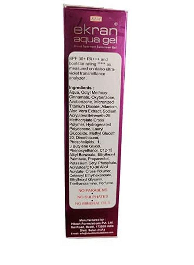 KLM إيكران أكوا جل 50 جم عامل حماية من الشمس 30+ Pa+++ - Image 3