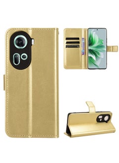 ماركة غير محددة حافظة هاتف لهاتف OPPO Reno 11 5G PU حافظة هاتف مغناطيسية للأعمال حافظة أنيقة مع فتحة للبطاقة وحامل لهاتف OPPO Reno 11 5G  - Image 1