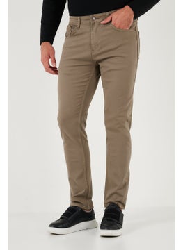Buratti Stretch Cotton Regular Fit Normal Waist Straight Leg Trousers Men's Trousers 674002  - Image 2