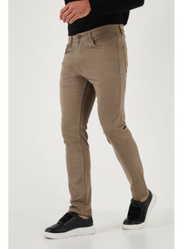Buratti Stretch Cotton Regular Fit Normal Waist Straight Leg Trousers Men's Trousers 674002  - Image 4