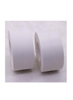 Generic 2 Packs Tape Caulk Strip Waterproof Flexible Self Adhesive Sealing for Kitchen Bathroom Tub Shower Floor Wall Edge Protector (1.5" x 10.5' White)  - Image 5