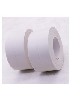 Generic 2 Packs Tape Caulk Strip Waterproof Flexible Self Adhesive Sealing for Kitchen Bathroom Tub Shower Floor Wall Edge Protector (1.5" x 10.5' White)  - Image 4