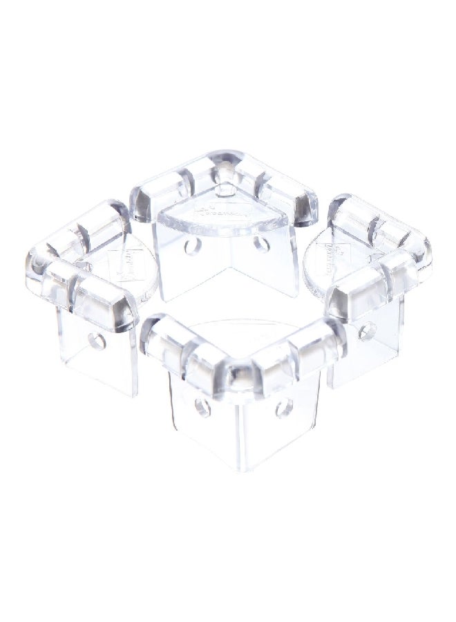 dreambaby 4-Piece Child Safety High-Grade Vinyl Corner Cushion Clear 3.8 x 9.8 x 19.4 cm F104 - Image 2