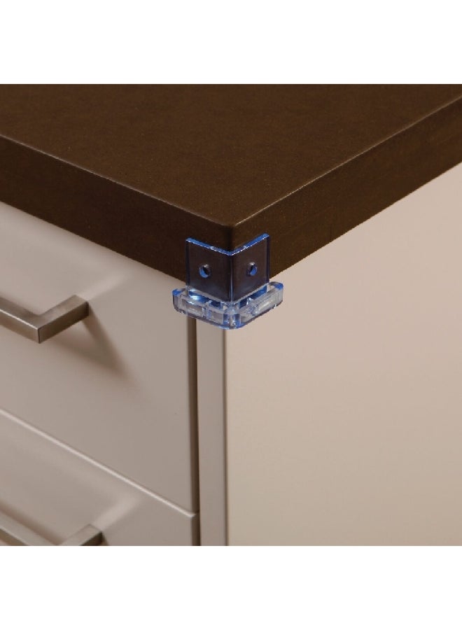 dreambaby 4-Piece Child Safety High-Grade Vinyl Corner Cushion Clear 3.8 x 9.8 x 19.4 cm F104 - Image 3