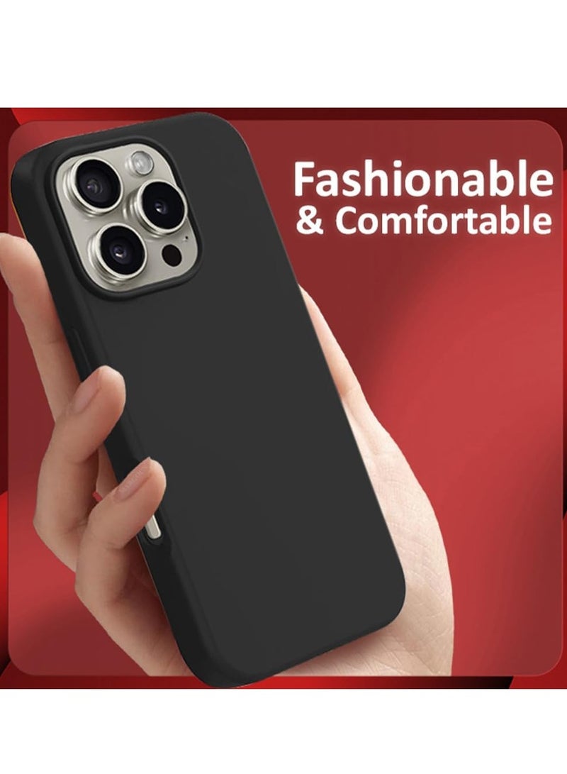 ELTRAZONE Liquid Silicone Case for iPhone 16 Pro - Ultra Slim Design with Soft Anti-Scratch Microfiber Lining & Drop Protection - Image 4